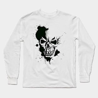 Ink Demon Skull Long Sleeve T-Shirt